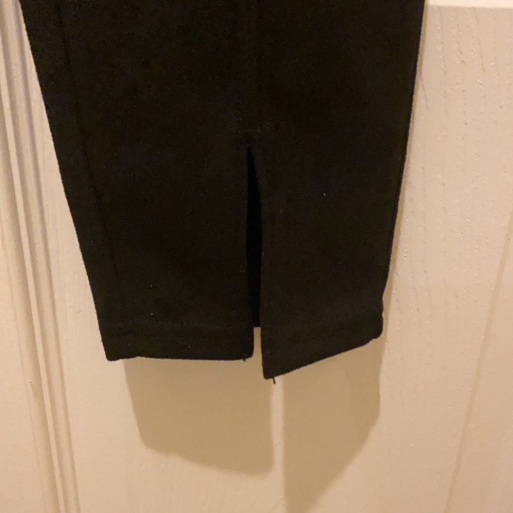 Faux suede leggings, NWT, Black - Picture 5 of 9